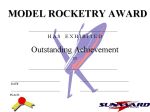 Model Rocketry Achievement award