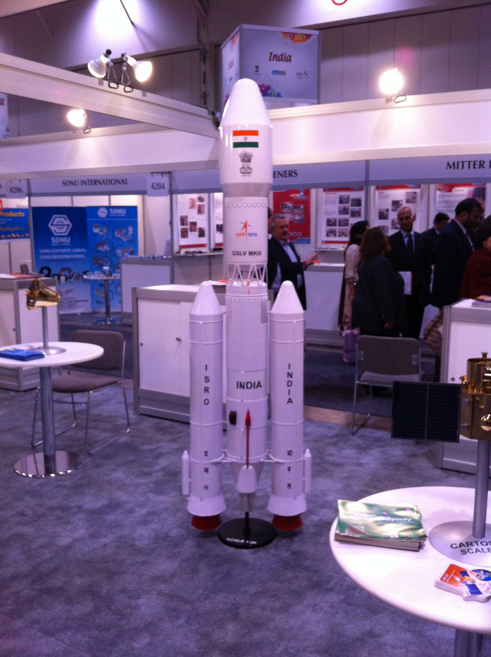 Manufacturing Show Models Indian Space Research Organization model